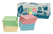 Notatblokk Resirkulert 75x75 assortert