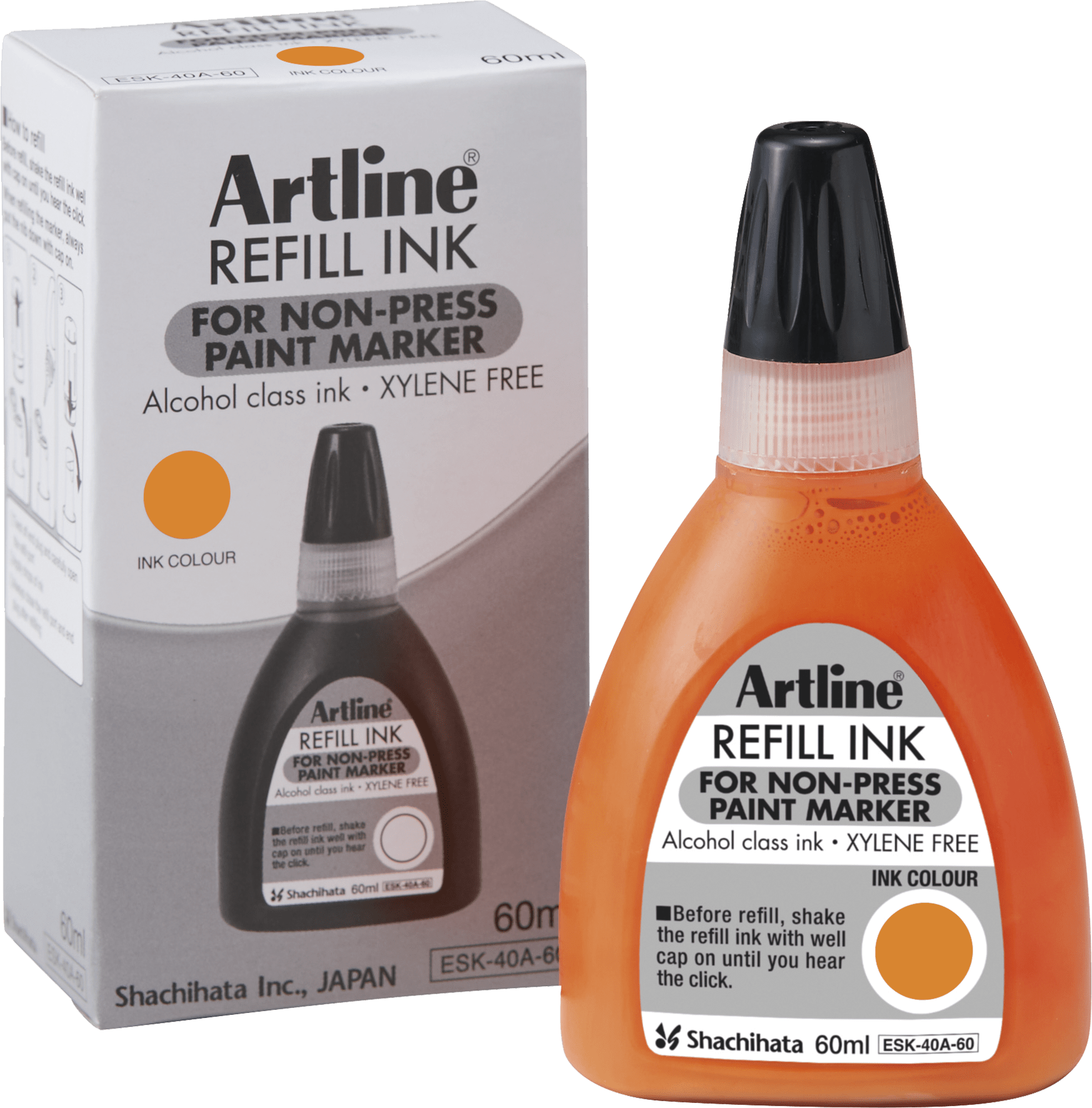 Tusj Paint Marker refill 437A oransje