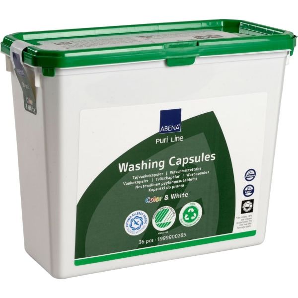 Tøyvask ABENA kulør/hvit UP (36 stk)