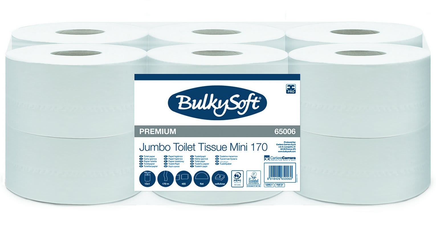 Toalettpapir Bulkysoft 170m 2l