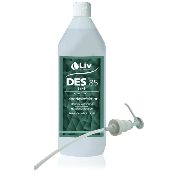 Hånddesinfeksjon Gel Liv 85 pumpe 1L