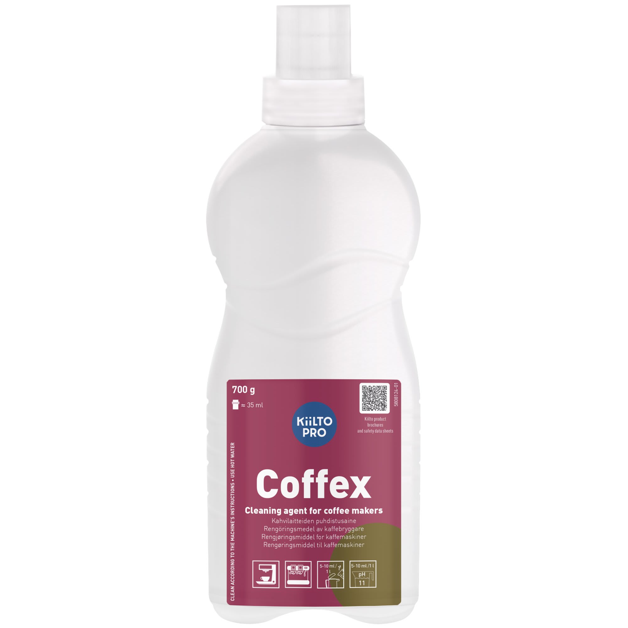 Rengjøringspulver Kiilto Coffex 700g