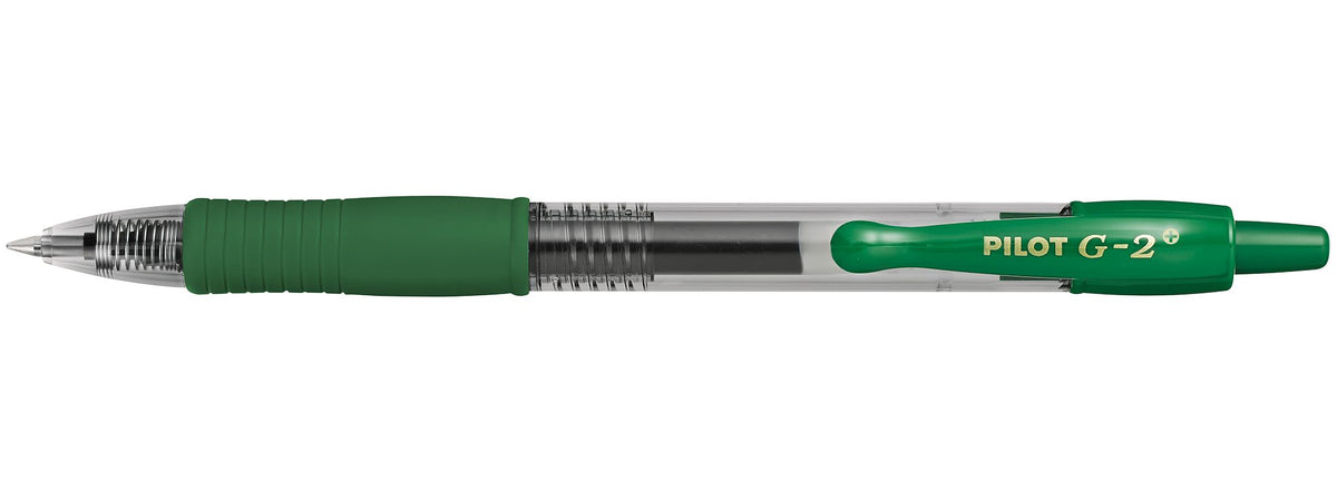 Rollerpenn Gel Pilot G2 0.7mm grønn
