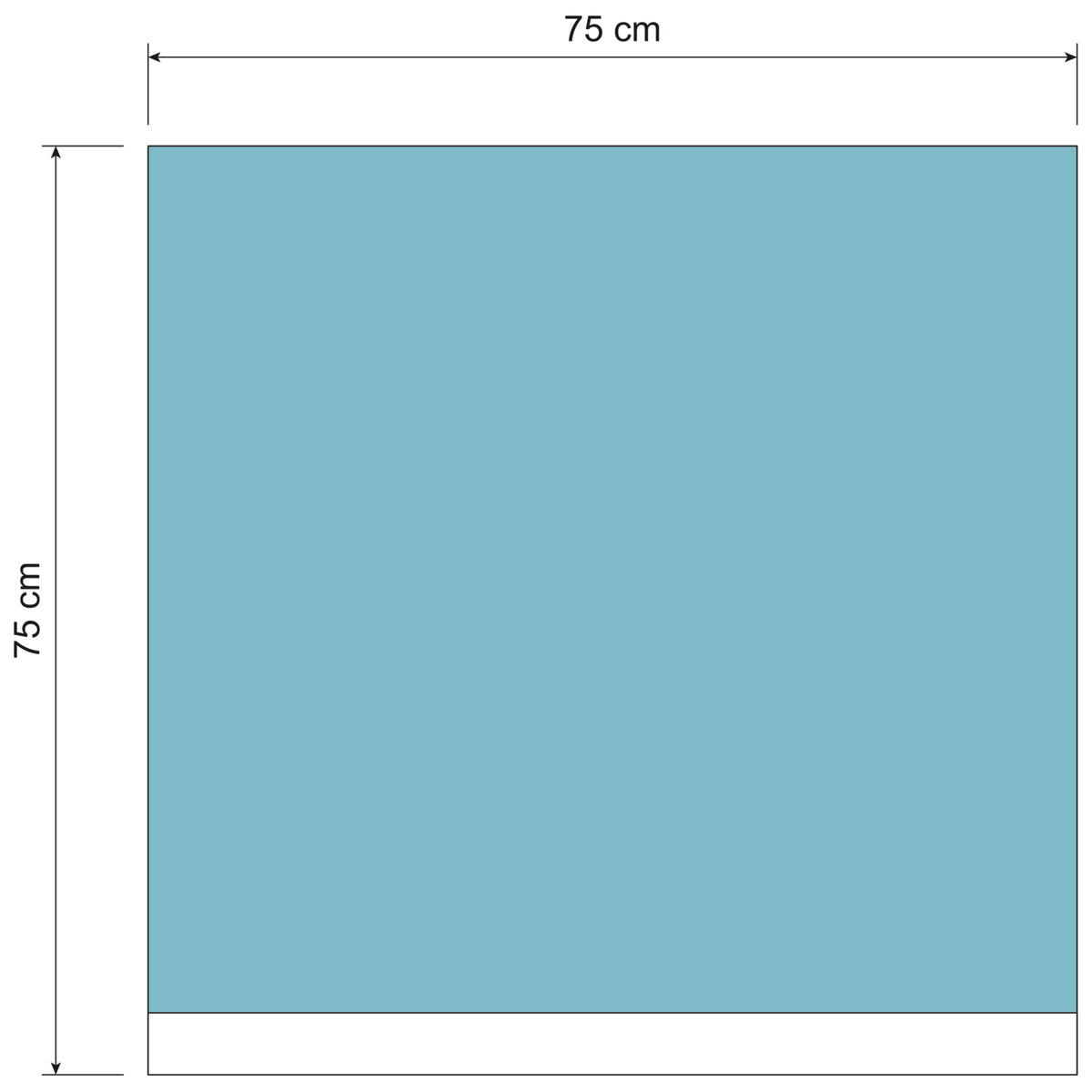 Operasjonsduk Barrier Selvkl. 75x75cm