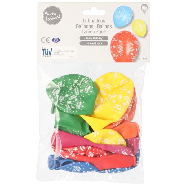 Ballonger Happy Birthday 29 cm