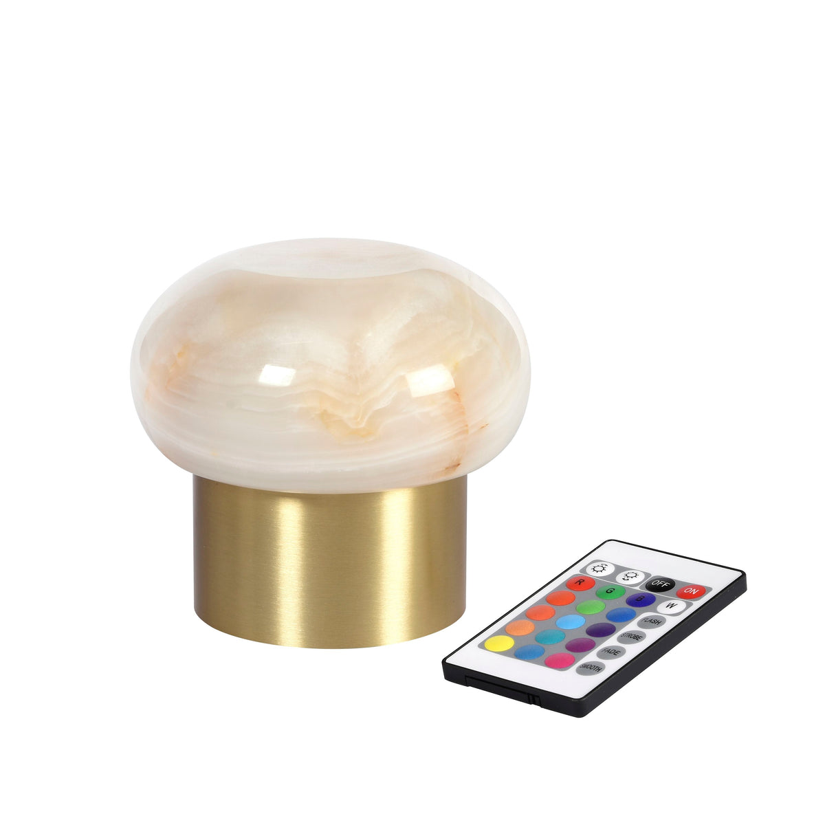 Namak LED lampe oppladbar messing