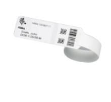 Armbånd Zebra Z-Band 25,4x201mm hvit