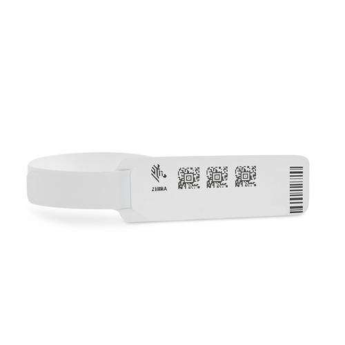 Armbånd Zebra Z-band 19x152mm hvit