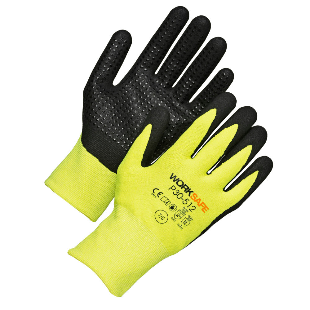Hanske Montering Nitril P30-512 HiVis 6