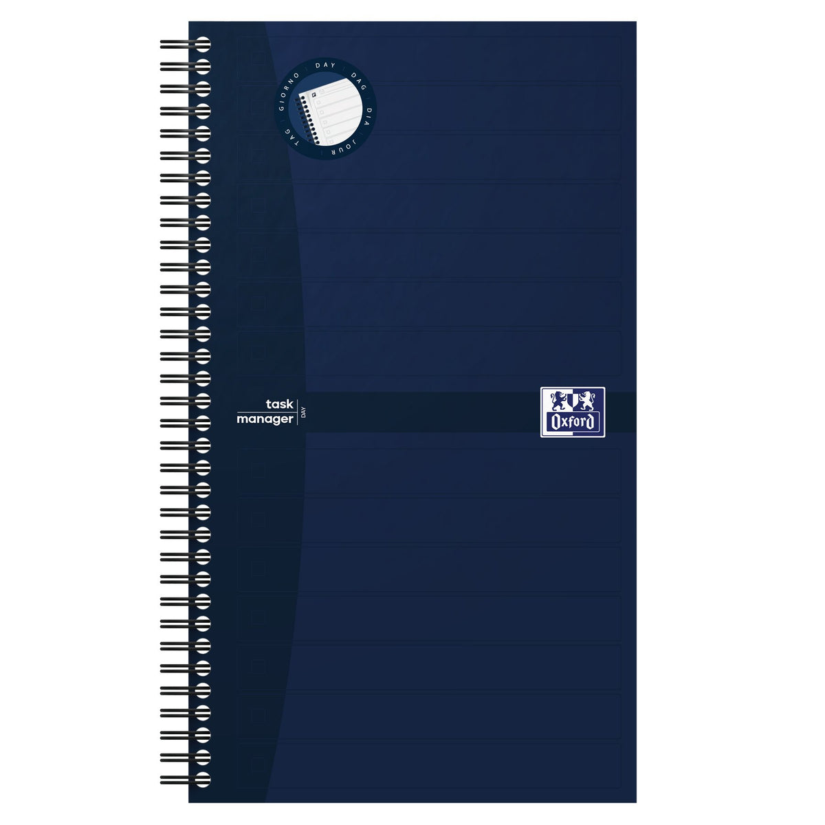 Notatbok Oxford Task Manager 14,1x24,6cm