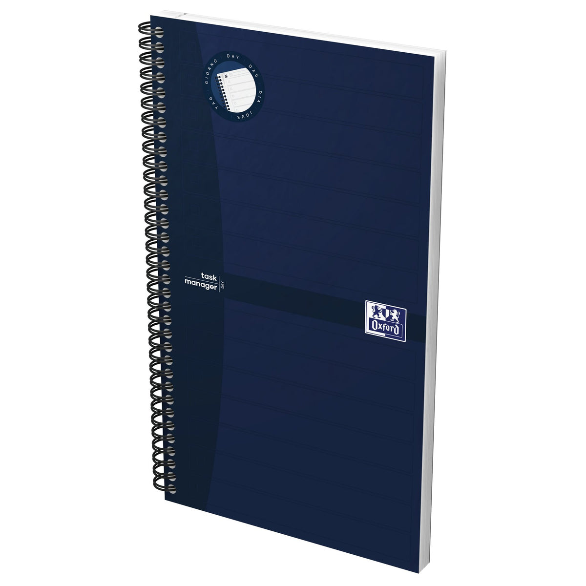Notatbok Oxford Task Manager 14,1x24,6cm