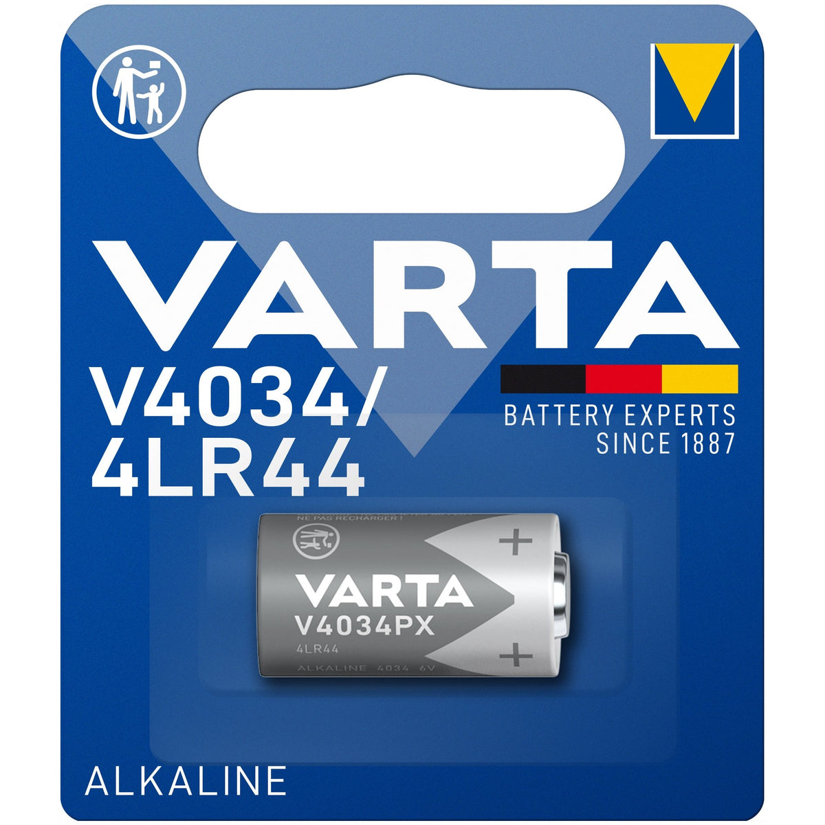 Batteri Varta Alkalisk Spes. V4034/4LR44