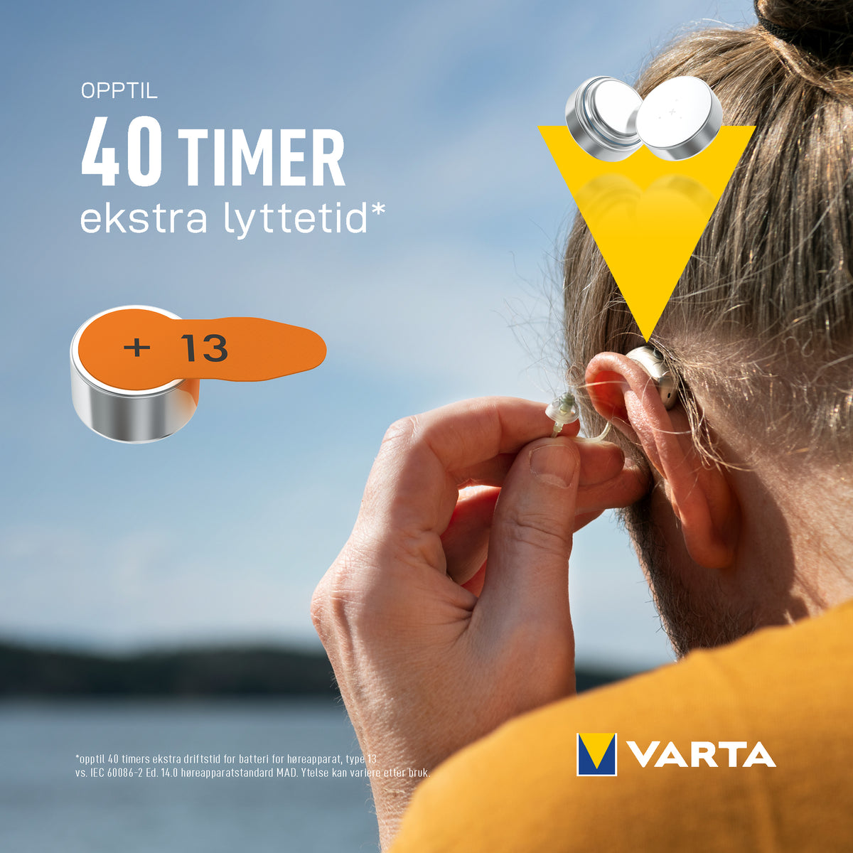 Batteri Varta Høreapparat 13