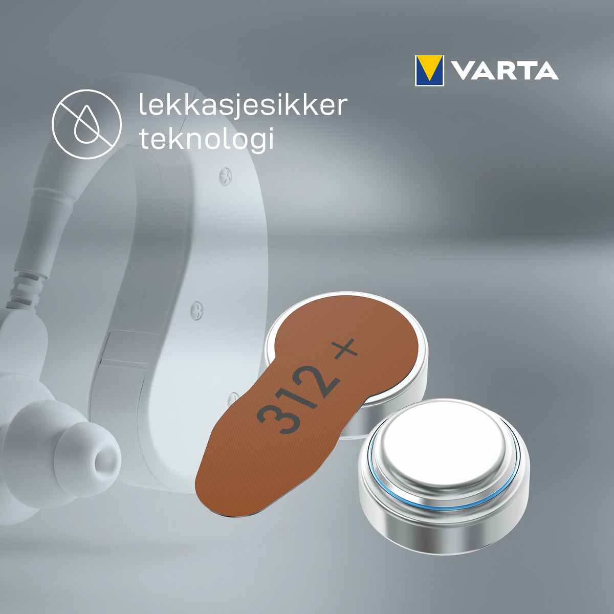 Batteri Varta Høreapparat 312