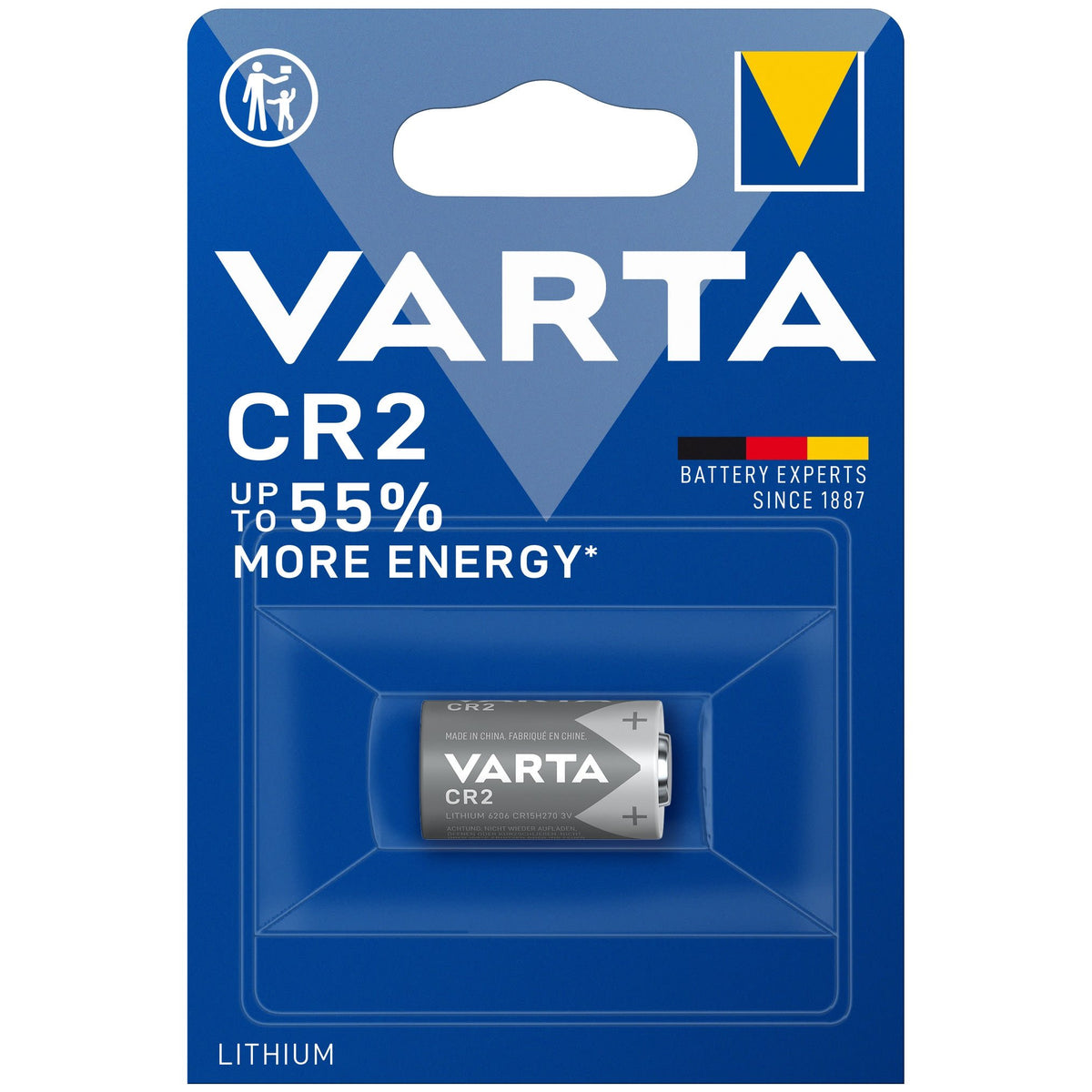 Batteri Varta Lithium Cylindrical CR2