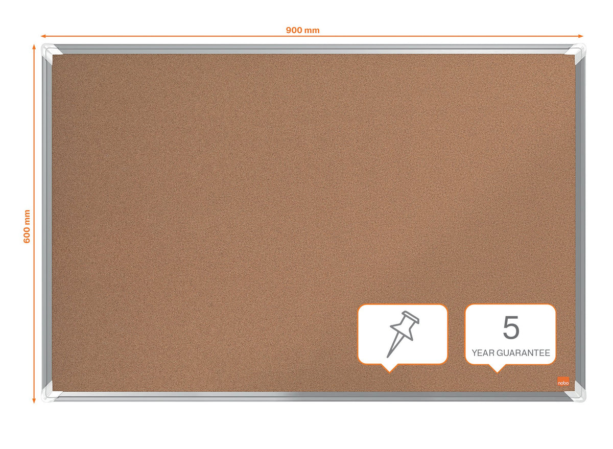 Korktavle Nobo Premium Plus 90x60cm