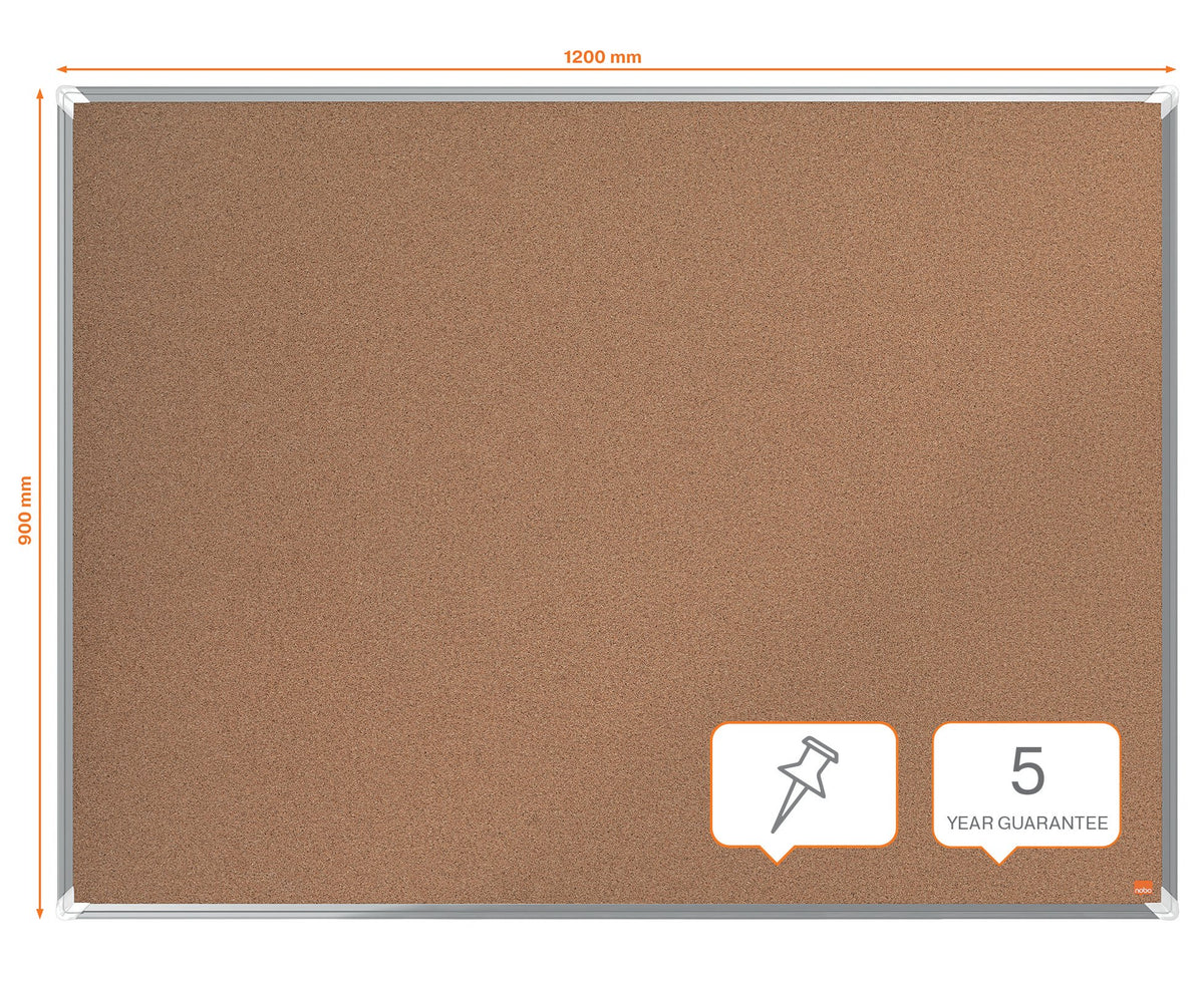 Korktavle Nobo Premium Plus 120x90cm