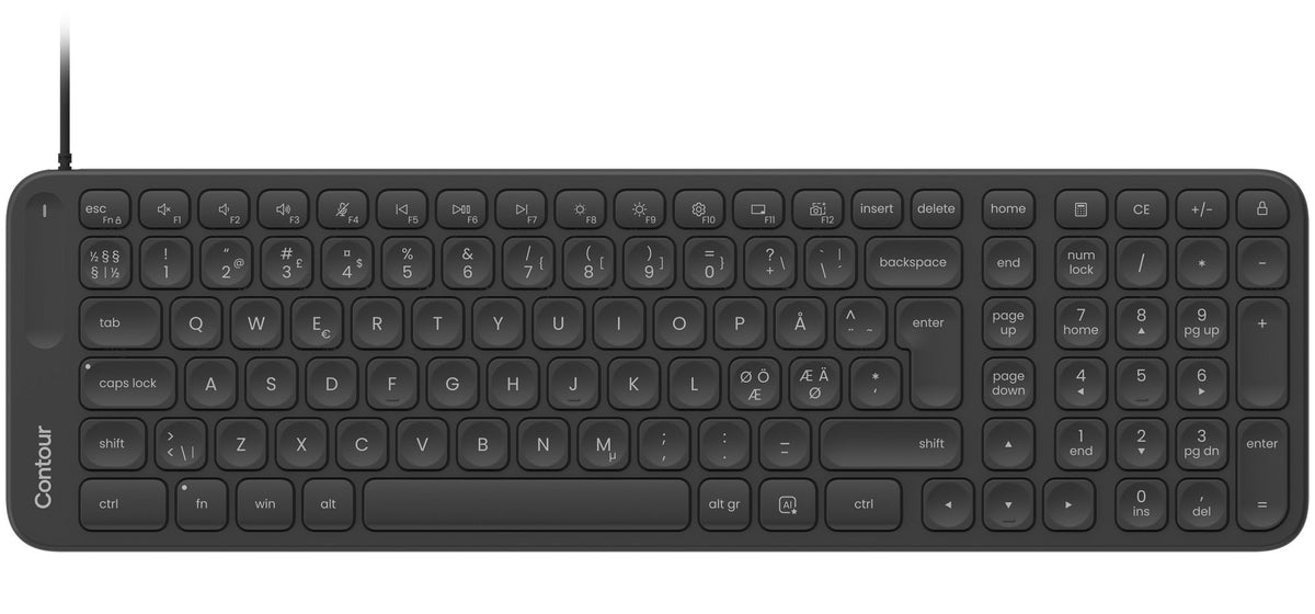 CONTOUR Balance Mid-Size Kb Wired PN