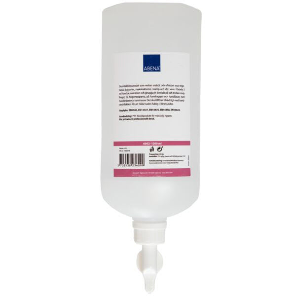 Desinfeksjon hånd 1000ml 85% m/dos flyt