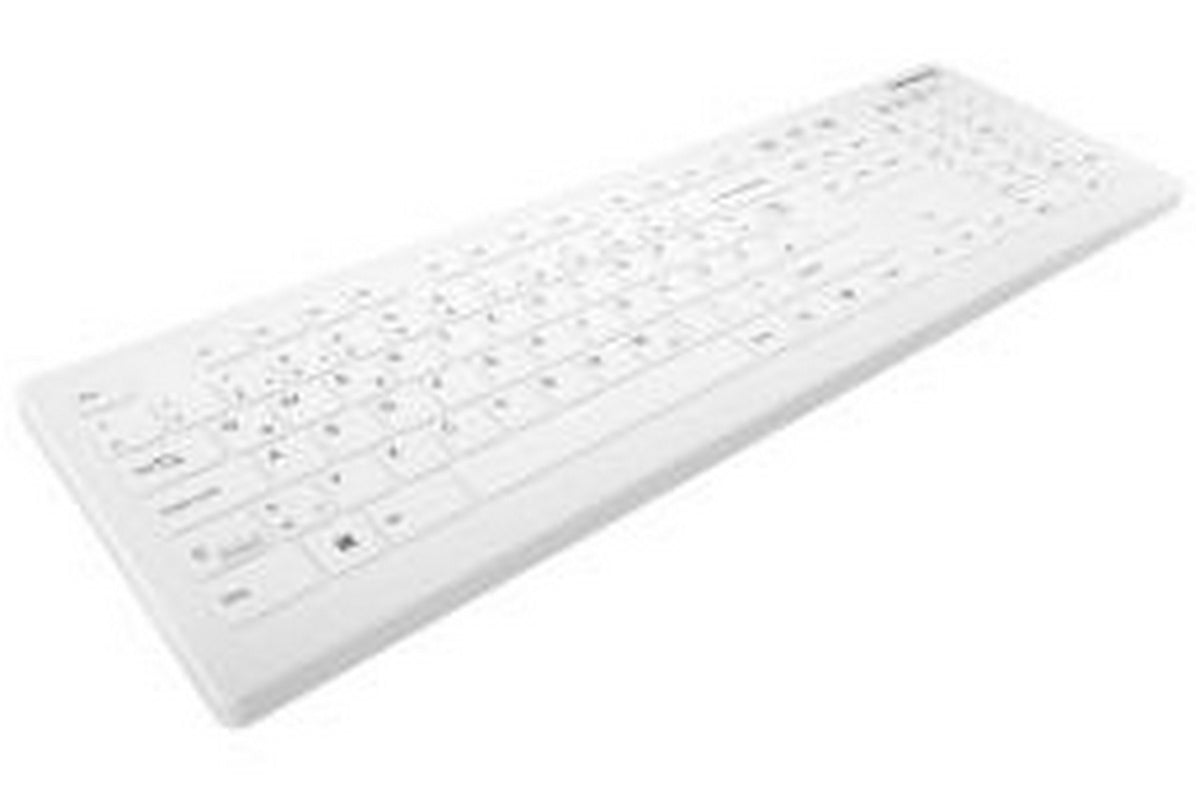 Tastatur AK Hygiene FS hvit trådløs