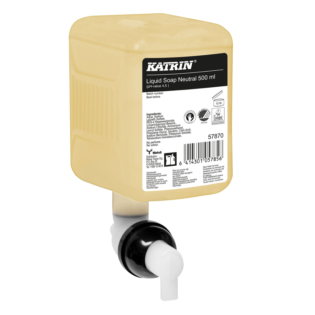 Håndsåpe Katrin flytende neutral 0,5l