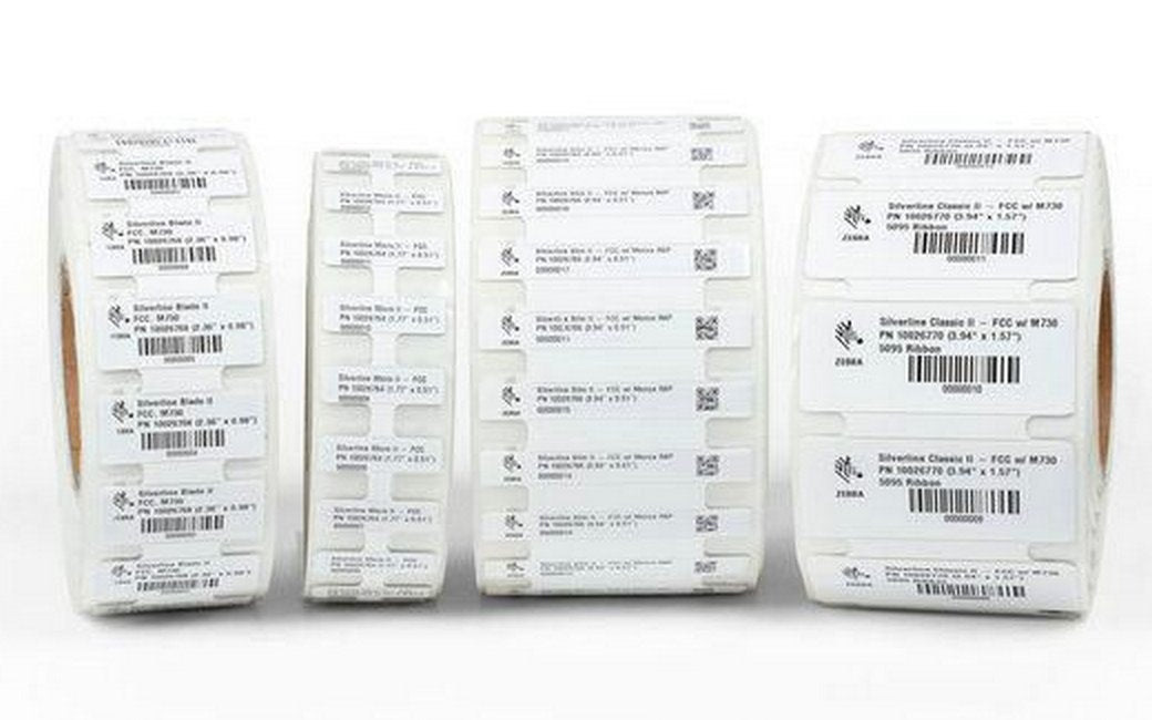 Etikett RFID Zebra 60x25mm hvit (400)
