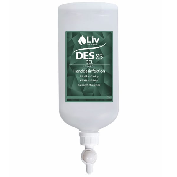 Hånddesinfeksjon Gel Liv dispenser 1L