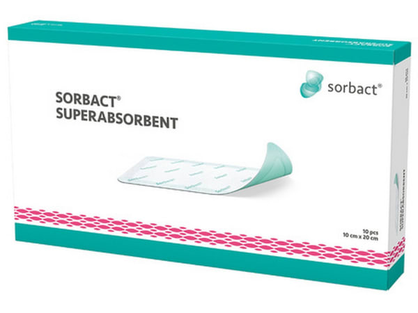 Bandasje Sorbact®Superabsorbent 10x20cm