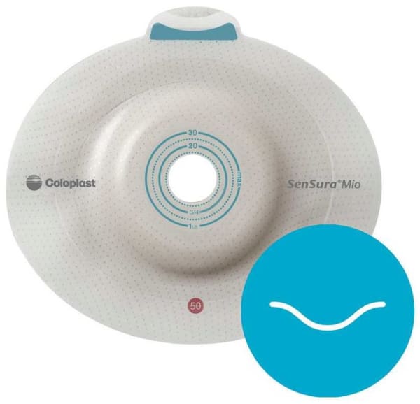 Stomiplate SenSura Mio Click light 70mm
