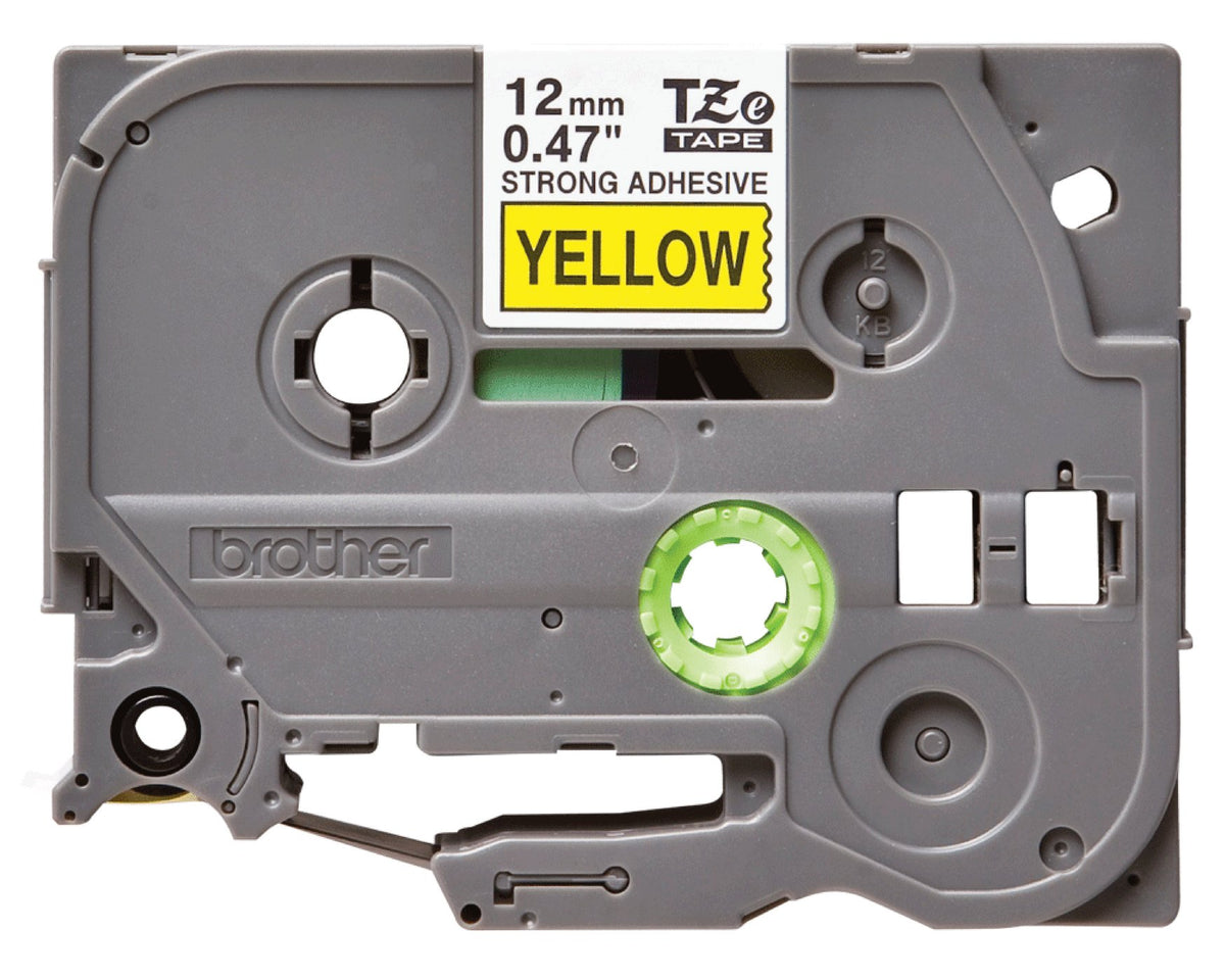 Tape Brother TZeS631 12mm sort/gul