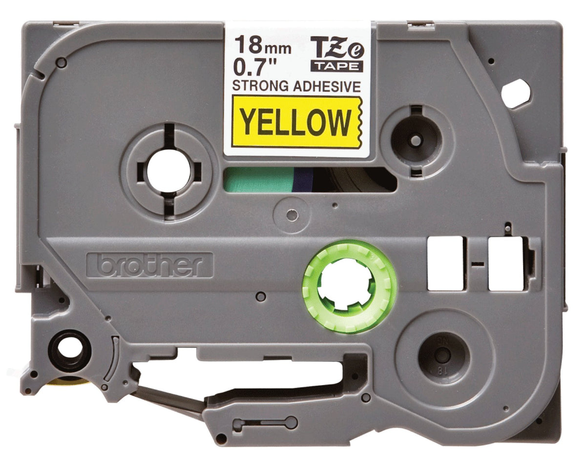 Tape Brother TZeS641 18mm sort/gul