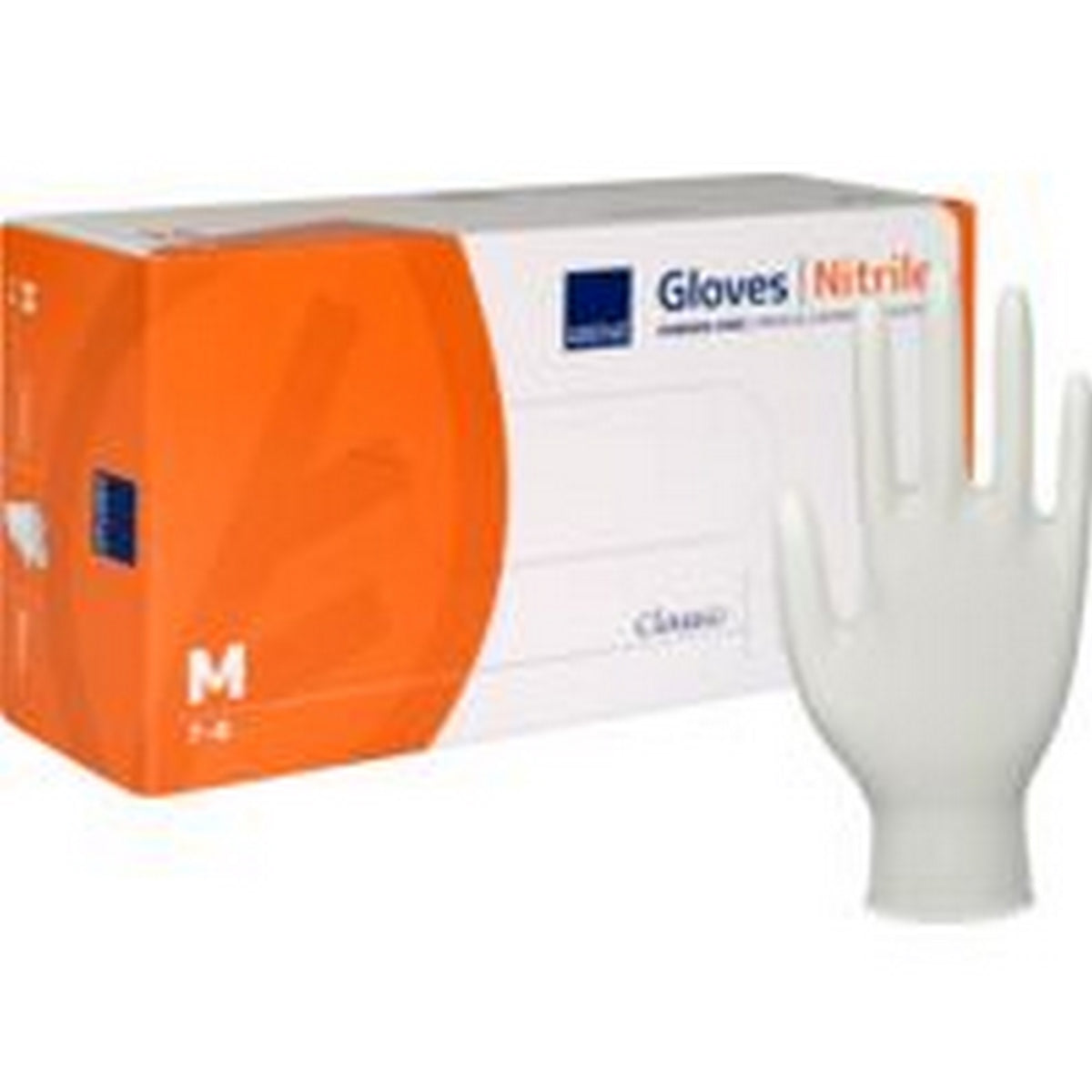 Hanske Nitril Abena Classic Hvit M