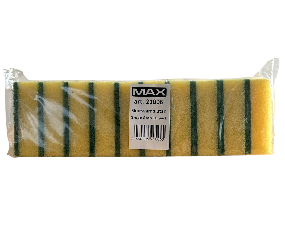 Skuresvamp MAX 55x85mm grønn