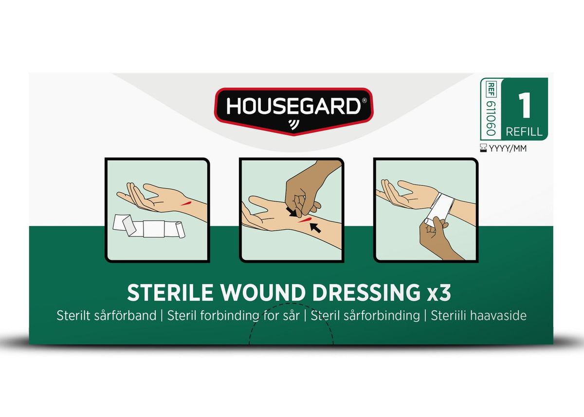 Sårforbinding Liten 3stk Housegard