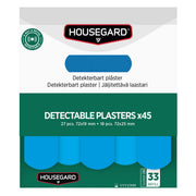 Detekbare plaster 2x45stk Housegard