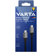 Kabel Varta Speed USB-C til USB-C