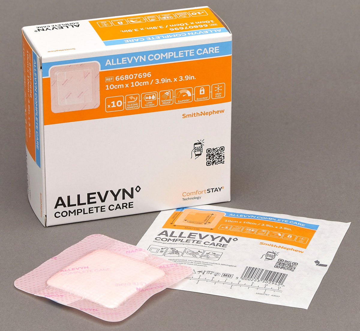 Bandasje Allevyn Comp. Care 10,3x10,3cm