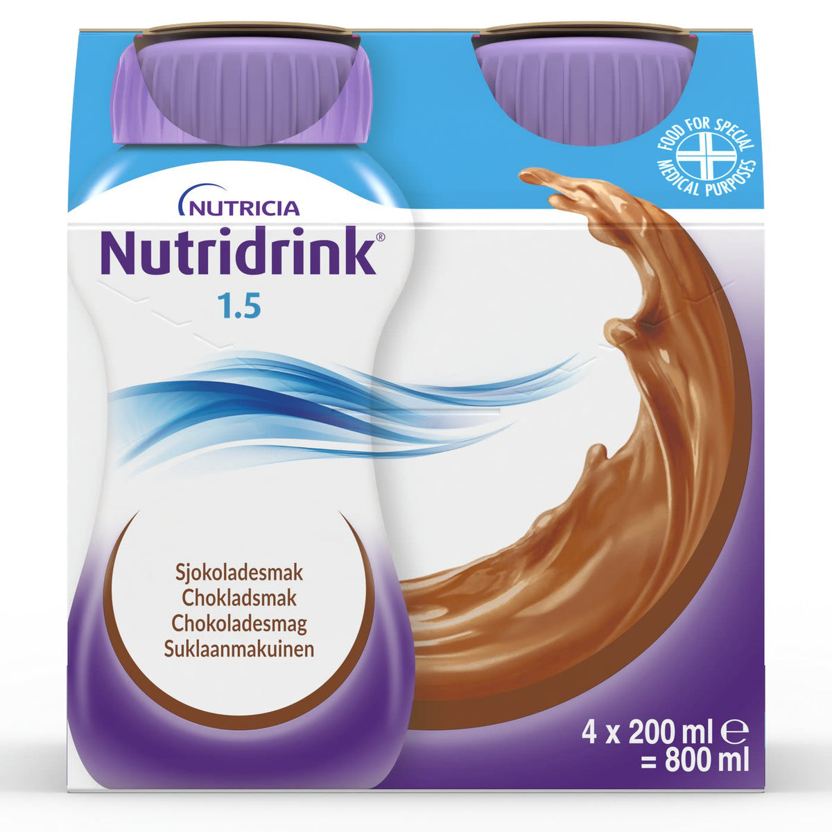 Nutridrink 1,5kcal Sjokolade 200ml
