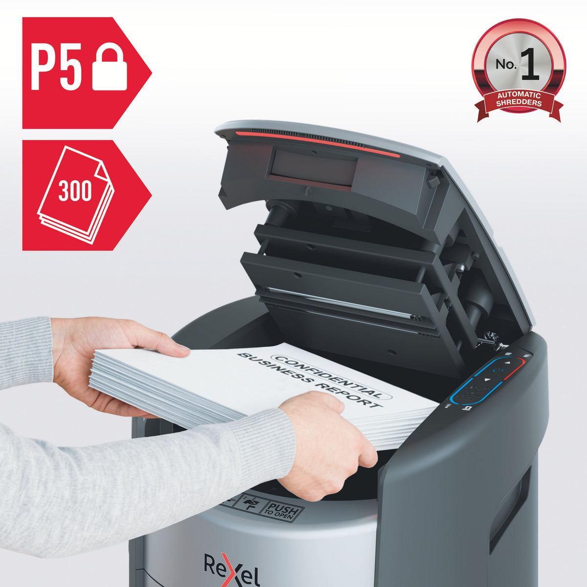 Makuleringsmaskin ShredMax Auto+ 300M P5