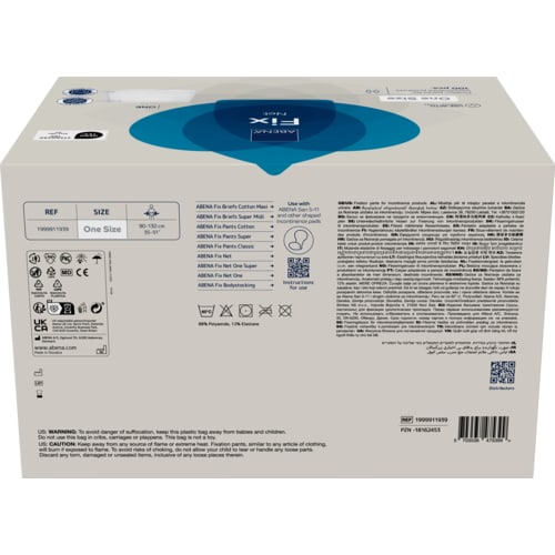 Truse Abri-Fix One hvit m/ben OS