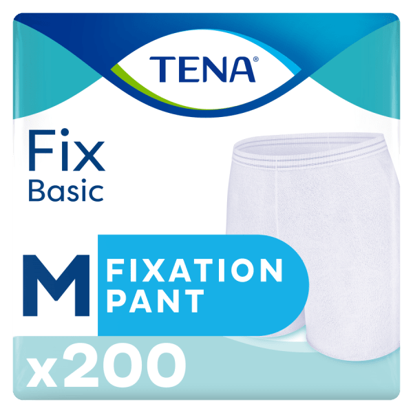 Truse TENA Fix Basic hvit m/ben M