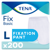Truse TENA Fix Basic hvit m/ben L