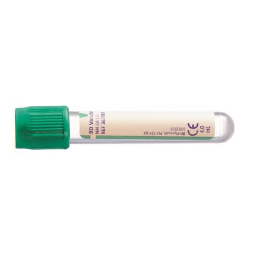 Vakuumrør Vacutainer NaHep 5/4ml grø