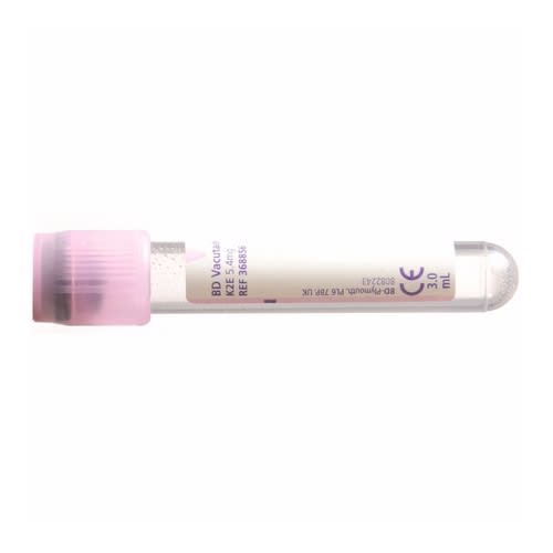 Vakuumrør Plus EDTA K2 lilla 5/3ml