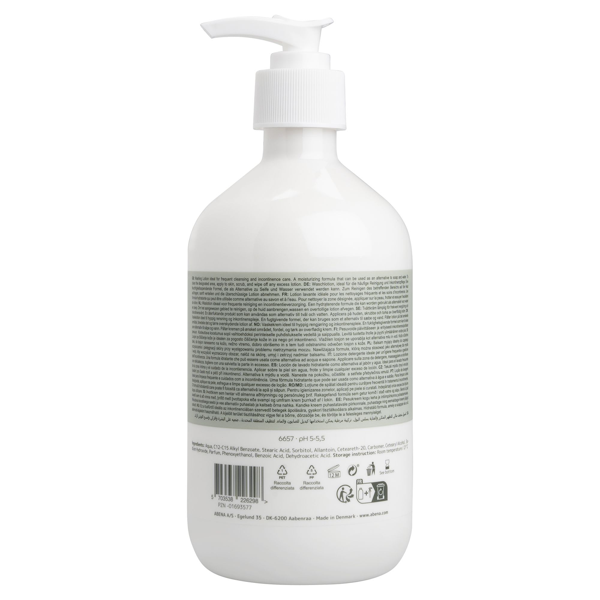 Vaskekrem pumpe m/parfyme 500ml