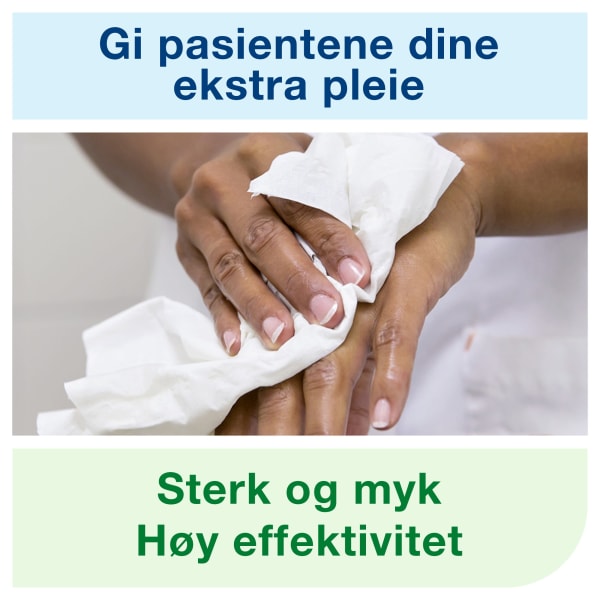 Vaskeklut Tork Soft-Wash 19x30cm 135/pak