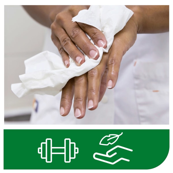 Vaskeklut engangs 4lag 19x25cm