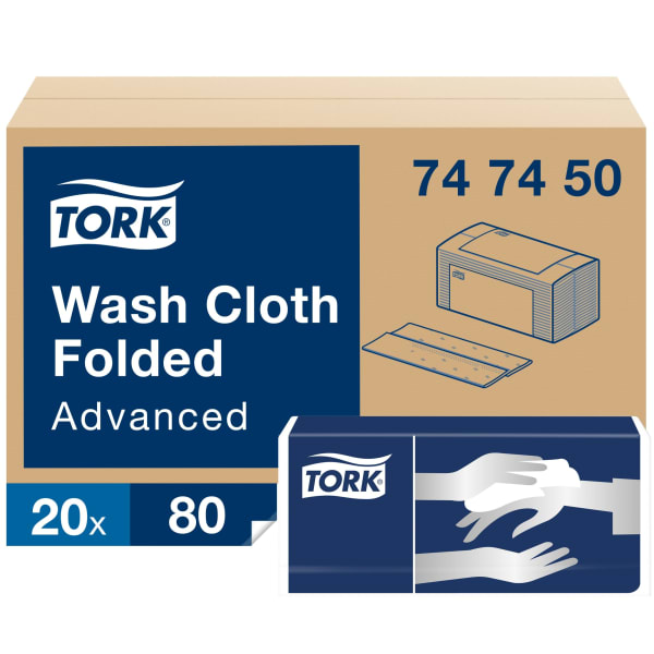 Vaskeklut engangs 6lag  19x27cm