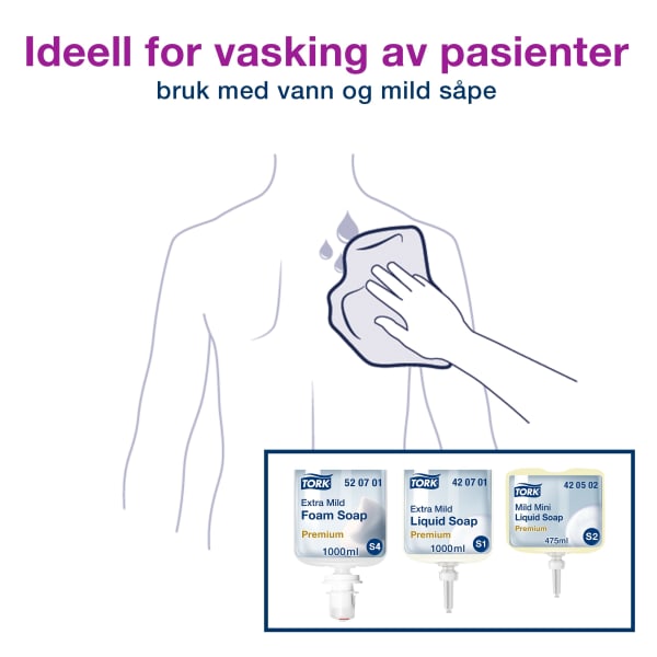 Vaskeklut engangs 6lag  19x27cm