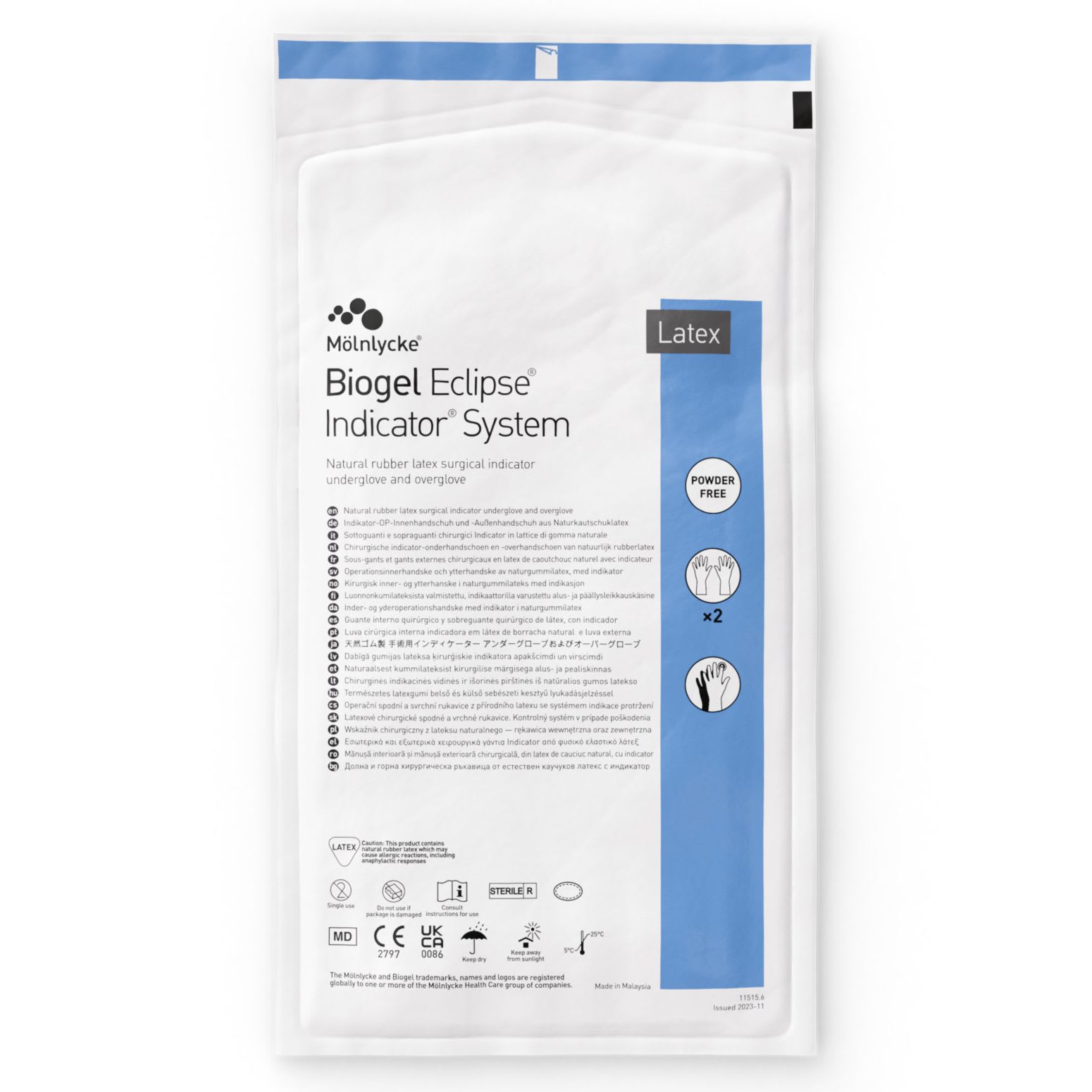 Hanske Biogel Eclipse Indicator S